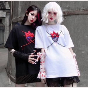 Heart Manacle Gothic T-Skirt by Blood Supply (BSY65)